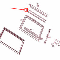 Genuine Mercedes-Benz G-Wagon Windshield Metal Trim Upper (02-18) OE 000985384464