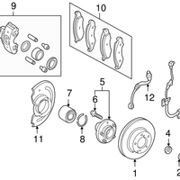 New Genuine Nissan Cotter Pin 009215402A / 00921-5402A OEM