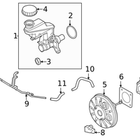 New Genuine Nissan / Infiniti Nut 012230005U / 01223-0005U OEM