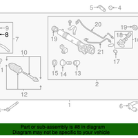 New Genuine Nissan / Infiniti Nut Lock 0122500941 / 01225-00941 OEM
