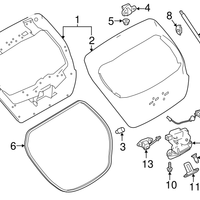New Genuine Nissan Screw 0143300181 / 01433-00181 OEM