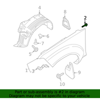 New Genuine Nissan Screw 014660002U / 01466-0002U OEM