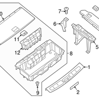 New Genuine Nissan Front Cover Clip Retainer (x1) OE 015530075U
