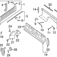 New Genuine Nissan Clip-Plate 015530093U / 01553-0093U OEM