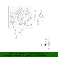 New Genuine Nissan Clip Trim 0155302041 / 01553-02041 OEM