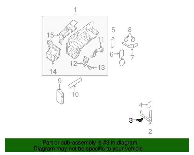 New Genuine Nissan Clip Trim 0155302041 / 01553-02041 OEM