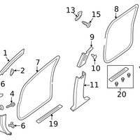 New Genuine Nissan / Infiniti Clip-Dash 0155305321 OEM