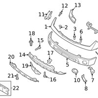New Genuine Nissan / Infiniti Clip-Finisher 0155307111 / 01553-07111 OEM