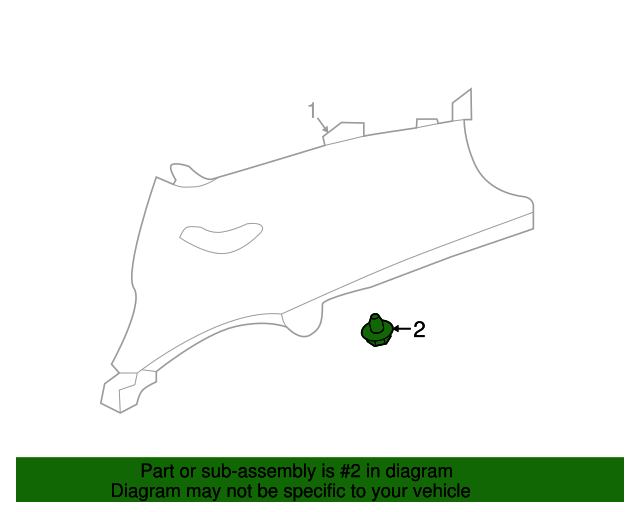 New Genuine Nissan / Infiniti Clip 0155310611 / 01553-10611 OEM