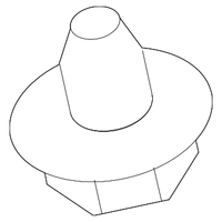 New Genuine Nissan / Infiniti Clip 0155310611 / 01553-10611 OEM