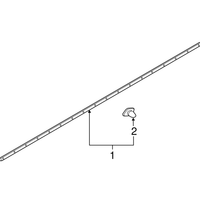 New Genuine Nissan Clip 015531JA0A / 01553-1JA0A OEM