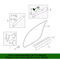 New Genuine Nissan Bumper Clip Retainer (2009-2022) OE 0155400291