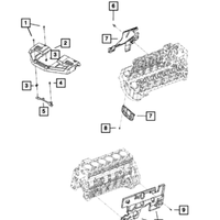 New Genuine Mopar Hex Flange Head Bolt 2001-2018 OE 04761269