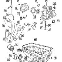 New Genuine Mopar Engine Oil Filter (2001-2009) OE 04781452BF