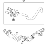 New Genuine Mopar Purge Tube 2019-2023 OE 05281406AD