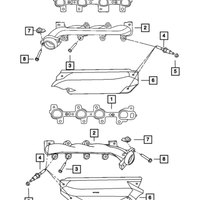 New Genuine Mopar Hex Head Bolt 2001-2024 OE 06035470