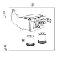 Genuine Mopar  OE Nut-Hex Flange Lock 6101695