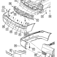 New Genuine Mopar Rivet 2001-2023 OE 06500859