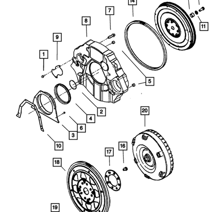 New Genuine Mopar Hex Head Screw 2001-2004 OE 06501680
