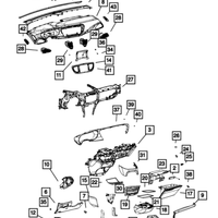 New Genuine Mopar Push Pin 2003-2024 OE 06503598