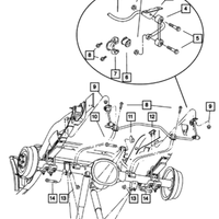 New Genuine Mopar Shoulder Screw 2001-2007 OE 06503726