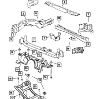 New Genuine Mopar Hex Head Bolt 2001-2021 OE 06504013