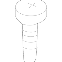 New Genuine BMW Sheet Metal Screw (2000-2006) OE 07119901369
