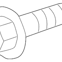 New Genuine BMW Sheet Metal Screw (1996-2006) OE 07119904265