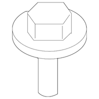 New Genuine BMW Hex Head Screw (2003-2023) OE 07119904288