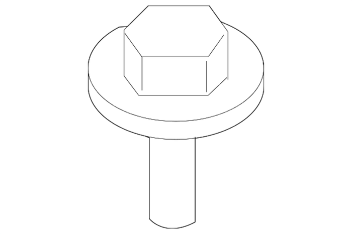 New Genuine BMW Hex Head Screw (2003-2023) OE 07119904288