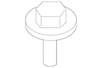 New Genuine BMW Hex Head Screw (2003-2023) OE 07119904288