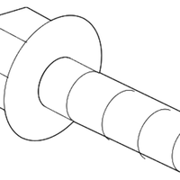 New Genuine BMW Hex Bolt With Washer (1996-2021) OE 07119904527
