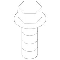 New Genuine BMW Hex Bolt With Washer (2009-2023) OE 07119905147