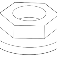 New Genuine BMW Hex Nut (2007-2023) OE 07119906050