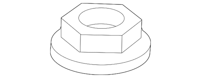 New Genuine BMW Hex Nut (2007-2023) OE 07119906050