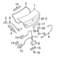 New Genuine BMW Countersunk Screw (2006-2023) OE 07119906254