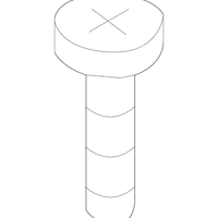 New Genuine BMW Countersunk Screw (2006-2023) OE 07119906254
