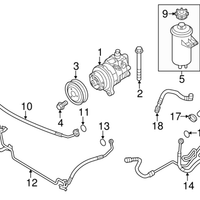 New Genuine BMW Return Line Gasket O-Ring (2010-2015) OE 07119906463