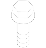 New Genuine BMW Torx Screw With Collar (2012-2023) OE 07119907137