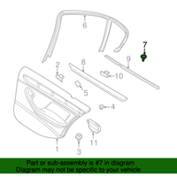 New Genuine BMW Plug In Retainer (1999-2018) OE 07146957034