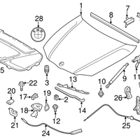 New Genuine BMW Fillister Head Screw (2012-2013) OE 07146958688