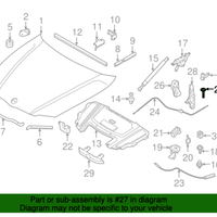 New Genuine BMW Phillips Screw F Plastic Mat (2006-2023) OE 07146959925