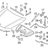Pack of 10 New Genuine BMW Phillips Screw F Plastic Mat (2006-2023) 07146959925