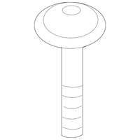 Pack of 10 New Genuine BMW Phillips Screw F Plastic Mat (2006-2023) 07146959925