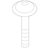 Pack of 10 New Genuine BMW Phillips Screw F Plastic Mat (2006-2023) 07146959925