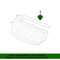 New Genuine BMW Fillister Head Screw (2006-2009) OE 07146960166