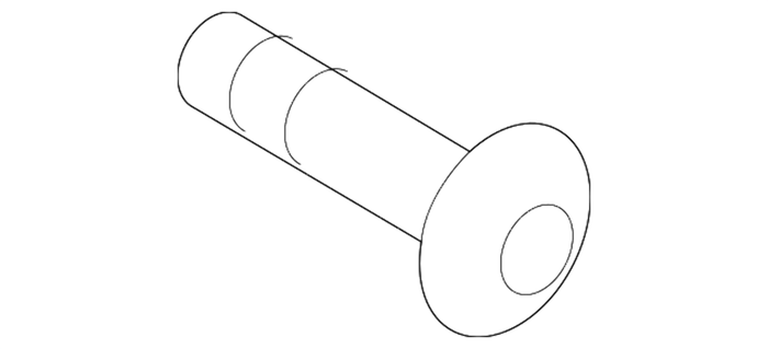 New Genuine BMW Fillister Head Screw (2009-2018) OE 07146989597