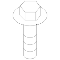 New Genuine BMW Hex Head Screw (1997-2017) OE 07147129161