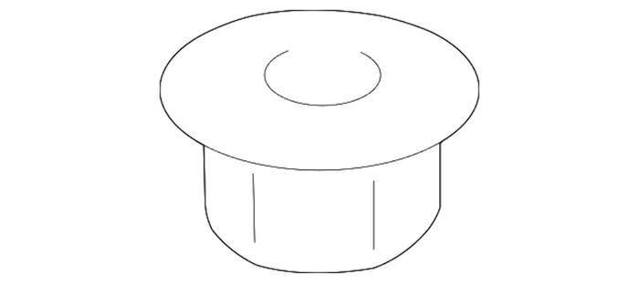New Genuine BMW Hex Nut With Plate (1999-2015) OE 07147144953