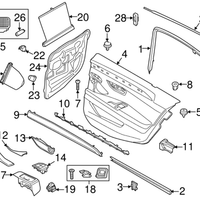 New Genuine BMW Clip With Washer Natur (2010-2023) OE 07147145753